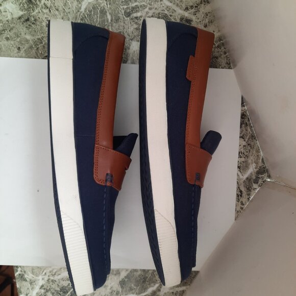 Cole Haan Blue Canvas Slip On  Casual Men's Size 12 like New - Picture 4 of 9